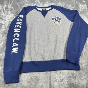 Harry Potter Ravenclaw Sweatshirt Sweater Large Fleece Wizarding World Universal